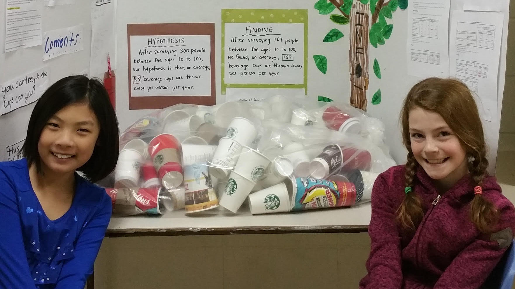 Calgary 6thgraders petition Starbucks to make a fully recyclable cup