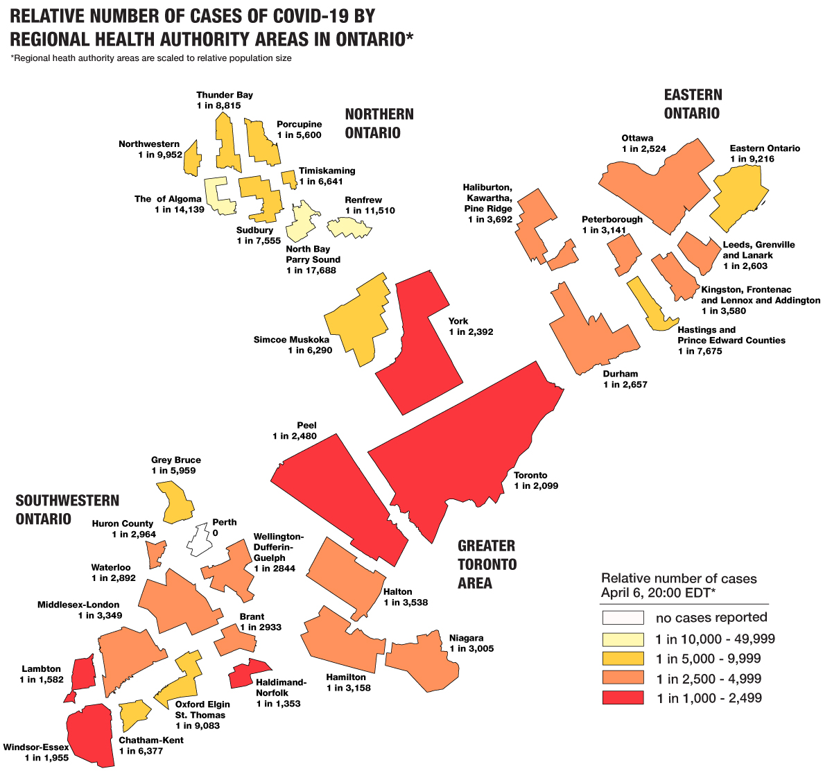 Mapping Covid 19 Cases In Canada Per Capita Canadian Geographic