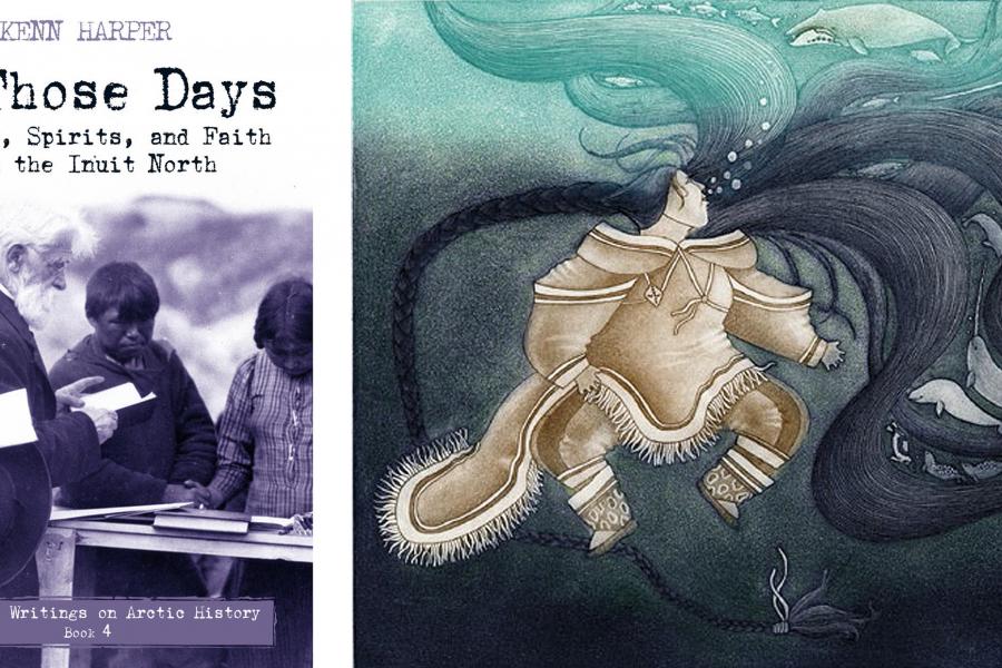 Left: Courtesy of Inhabit Media; right: Germaine Arnaktauyok: Sedna — The Ruler, 1994/courtesy of Inhabit Media Shamans, Spirits, and Faith in the Inuit North