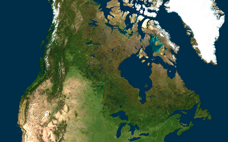 Why Satellite Imagery Makes Maps Worse Canadian Geographic