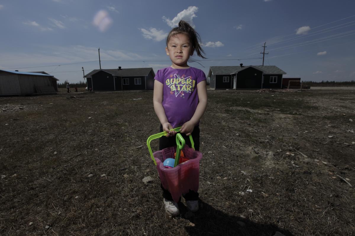 Comforting one another, the teenagers of Attawapiskat have created online memorial sites for their lost friends. (Photo: Liam Sharp) Comforting one another, the teenagers of Attawapiskat have created online memorial sites for their lost friends. (Photo: Liam Sharp)