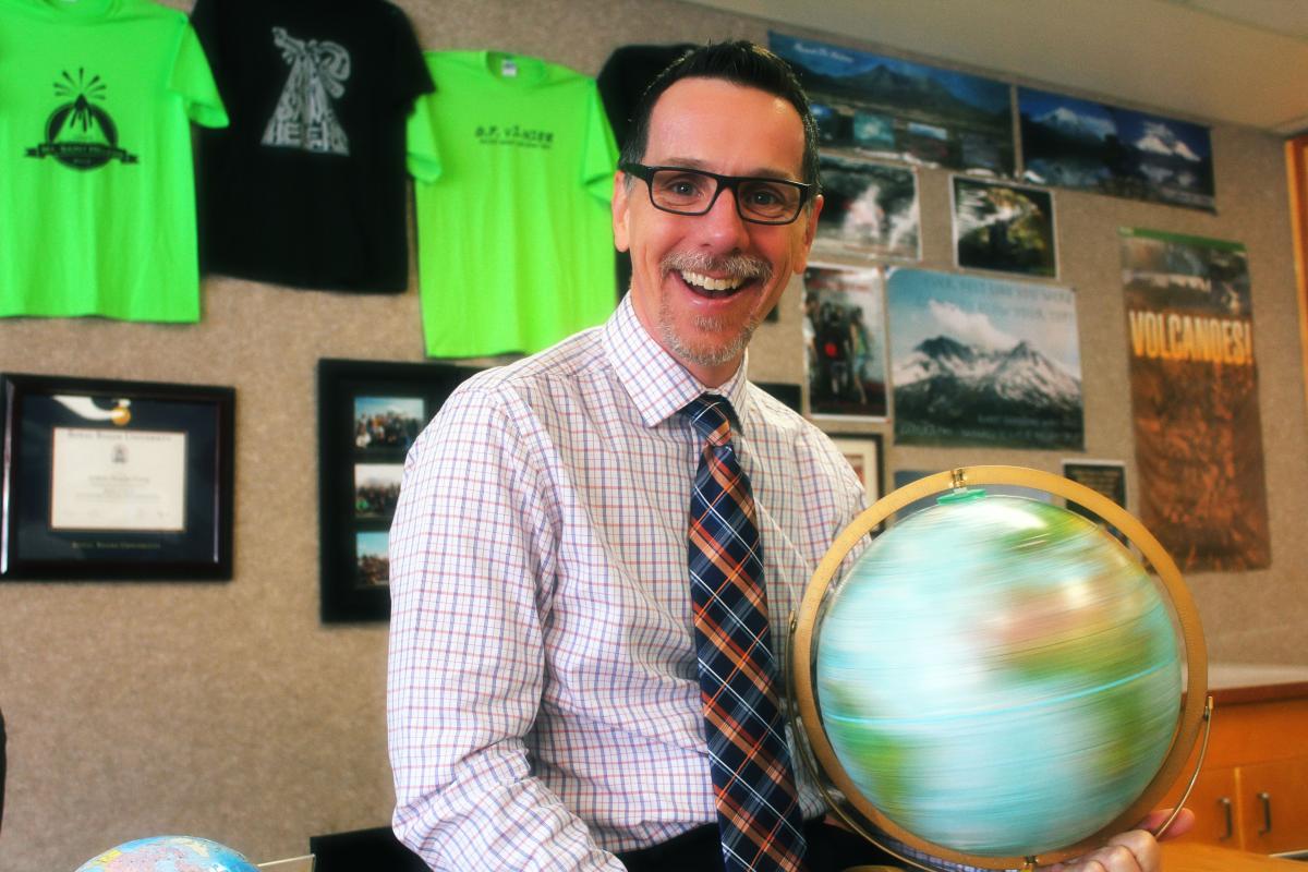 Geography teacher of the month Andrew Young Canadian Geographic